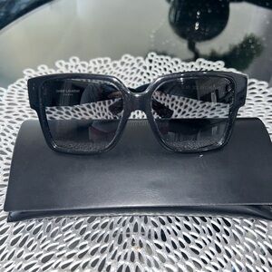 Saint Laurent Black SLM9 Sunglasses